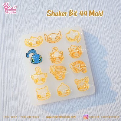 Shaker Bit Poke Mix & SK Animal Mold / 12 in 1 / 42, 43, 44, 45, 47 / UV Resin Mold / Silicone Mold