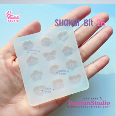 Shaker Bit 26 Mold / Pokemold / 12 in 1 / Shaker bits mold / UV Resin Mold / Silicone Mold
