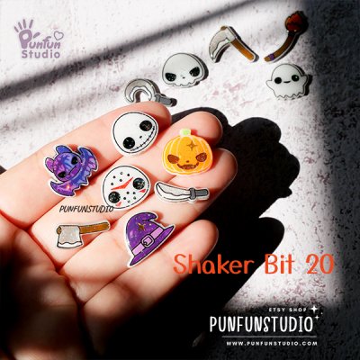 Shaker Bit 20 Mold / Halloween / 12 in 1 / UV Resin Mold / Silicone Mold