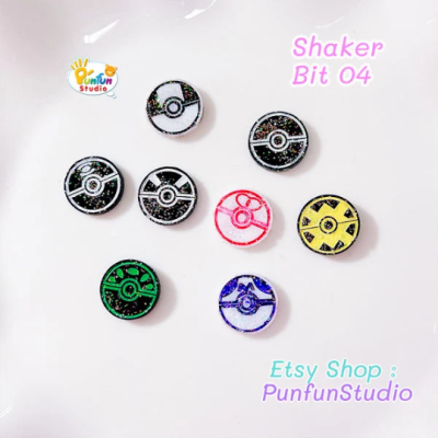 Shaker Bit 04 Mix Ball Mold / Pokemold / 12 in 1 / Shaker bits mold / Silicone Mold