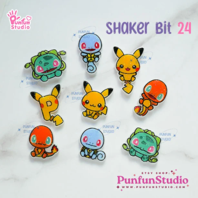 Shaker Bit 24 Mold / Pokemold / 9 in 1 / Shaker bits mold / UV Resin Mold / Silicone Mold