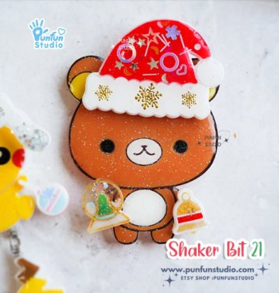 Shaker Bit 21 Mold / Christmas / 13 in 1 / UV Resin Mold / Silicone Mold