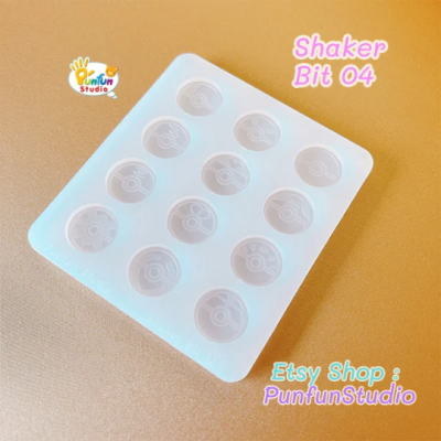 Shaker Bit 04 Mix Ball Mold / Pokemold / 12 in 1 / Shaker bits mold / Silicone Mold