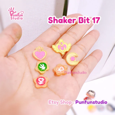 Shaker Bit 17 Sailor Moon Icon Mold / Sailor Icon / 12 in 1 / UV Resin Mold / Silicone Mold