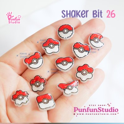 Shaker Bit 26 Mold / Pokemold / 12 in 1 / Shaker bits mold / UV Resin Mold / Silicone Mold