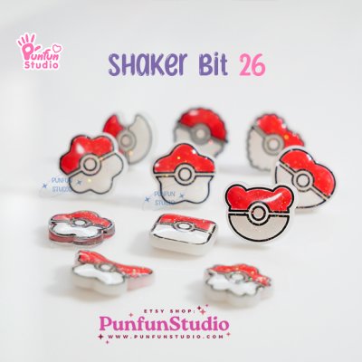 Shaker Bit 26 Mold / Pokemold / 12 in 1 / Shaker bits mold / UV Resin Mold / Silicone Mold