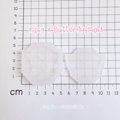 R269 X Butterfly Shaker Mold + Free CSM / Phone Grip Shaker Mold / Silicone Mold