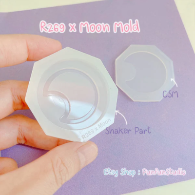 R269 X Moon Shaker Mold + Free CSM / Phone Grip Shaker Mold / Silicone Mold