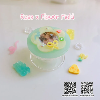 R269 X Flower Shaker Mold + Free CSM / Phone Grip Shaker Mold / Silicone Mold