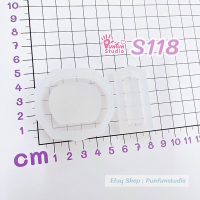 S118 A-B Furin Shaker Mold / Shaker Mold / Silicone Mold