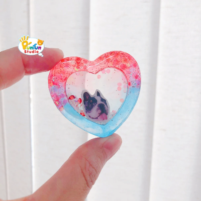 S009 Heart Shaker Mold / Shaker Mold / Silicone Mold