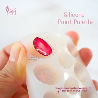 Silicone Paint Palette