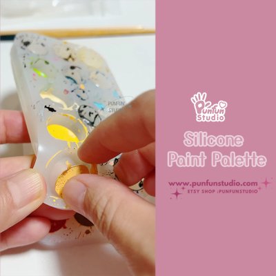 Silicone Paint Palette