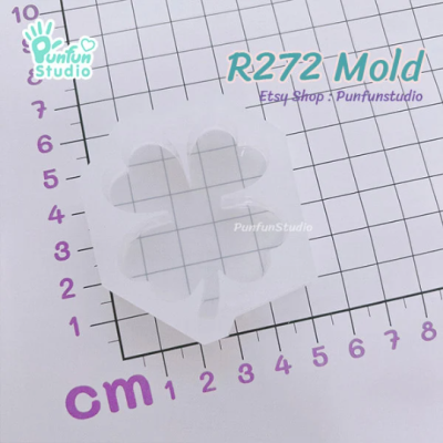 R272 Four Leaf Clover Mold / Silicone Mold