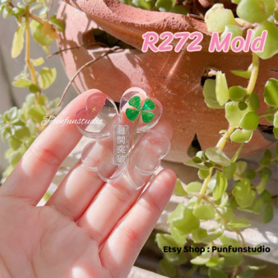R272 Four Leaf Clover Mold / Silicone Mold