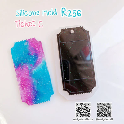 R256 Ticket Mold C / Ticket Mold / Silicone Mold