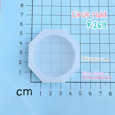 R269 Circle Mold A / Circle Mold / Silicone Mold