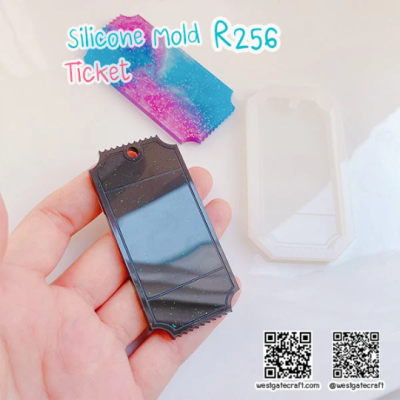 R256 Ticket Mold C / Ticket Mold / Silicone Mold