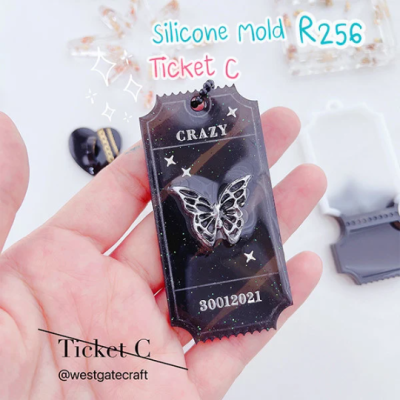 R256 Ticket Mold C / Ticket Mold / Silicone Mold