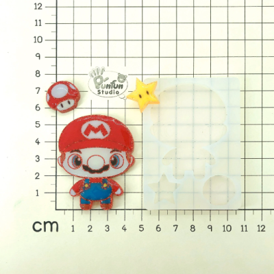 Mario Mold / Super Hero Mold / Silicone Mold