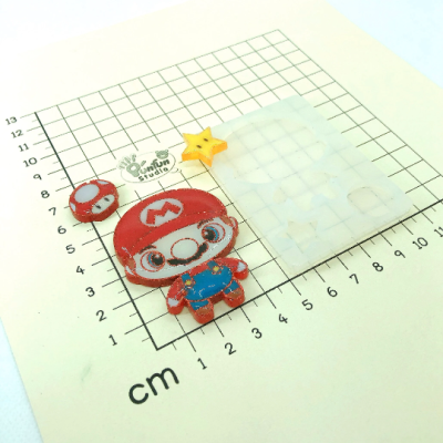 Mario Mold / Super Hero Mold / Silicone Mold