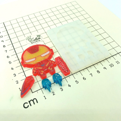 Iron man Mold / Super Hero Mold / Silicone Mold