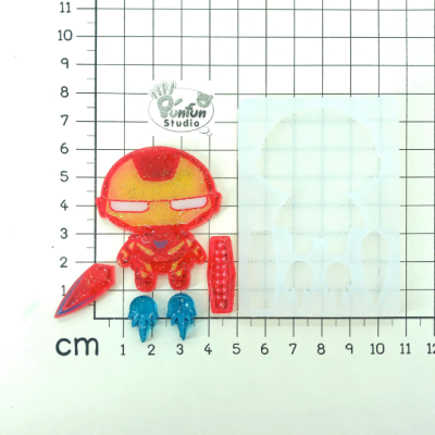 Iron man Mold / Super Hero Mold / Silicone Mold