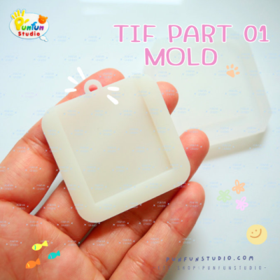 TIF Part 01, Part 02 Mold / With Hanger / For TIF 01-08 Molds / Silicone Mold