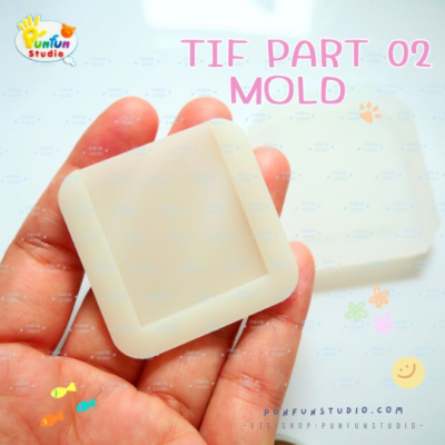 TIF Part 01, Part 02 Mold / With Hanger / For TIF 01-08 Molds / Silicone Mold