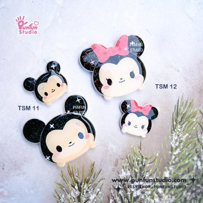 TSM 11 Cutie Boy Mouse / Tsum Tsum Mold / Kawaii Mold / Silicone Mold