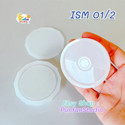 ISM 01/2 Pokeball Mold / Iconic Shaker Mold / Shaker Mold + Cover Mold / 2 pieces per set / Silicone Mold