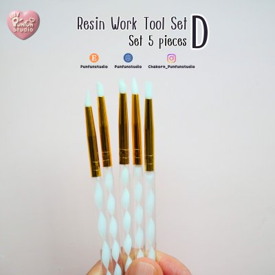 Resin Work Tool Set D / Set 5 pieces