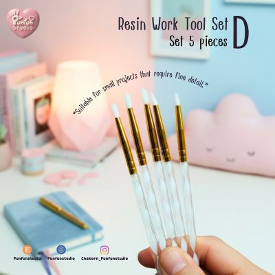Resin Work Tool Set D / Set 5 pieces