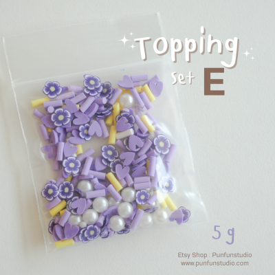  Fimo_flower_tone_purple_yellow