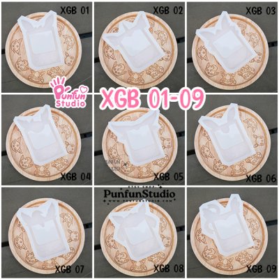 XGB 01-09 Mold Set / Eev Evo x Game Boy Shaker Mold / Free 3 CSM XGB Molds / Pokemold / Silicone Mold