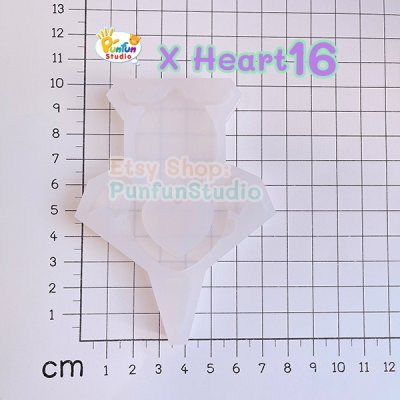 X Heart 16 Dargo / Pokemold / Silicone Mold / Shaker Mold