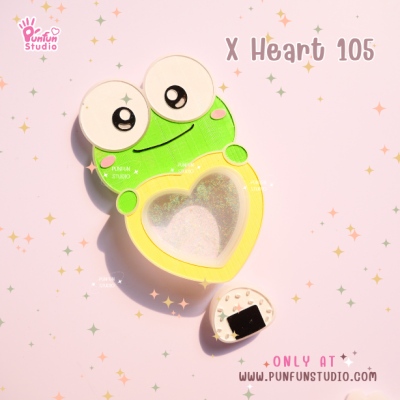 X Heart 101-110 Cutie Mold Set / Set 10 Molds + Free Part 1 x 4 piece / CSM X Heart x 2 piece / Shaker Mold / Silicone Mold