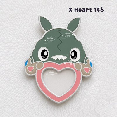 X Heart 141-146 / Pokemold / Silicone Mold / Shaker Mold