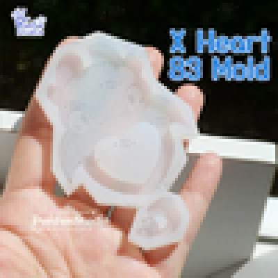X Heart 76, 77, 78, 79, 80, 81, 82, 83 Mold / Link / Spy / Inuya / Mermaid / Toothless / Shaker Mold / Silicone Mold