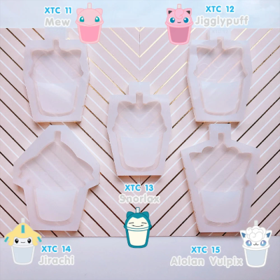 XTC 01 - 15 Pokemold X Tea Cup Mold Set / 15 + 3 / Shaker Mold / Pokemold / Silicone Mold(copy)