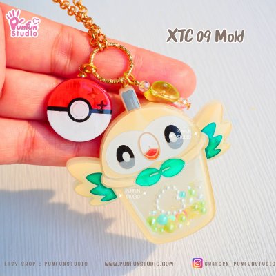 Rowlet tea cup mold