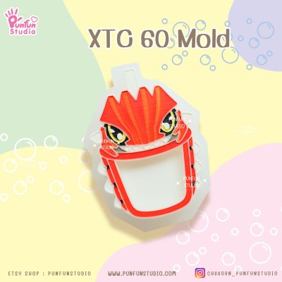 Groudon Tea Cup Shaker Mold
