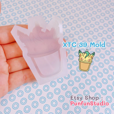 Leafeon Tea Cup Mold