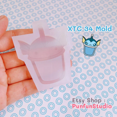 vaporeon  x Tea Cup Mold