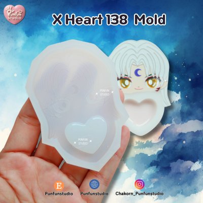 Cult of the Lamb X Heart 138 Sesshomaru Mold / Silicone Mold / Shaker Mold