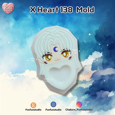 Cult of the Lamb X Heart 138 Sesshomaru Mold / Silicone Mold / Shaker Mold