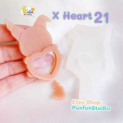 X Heart 21 Mimik / Pokemold / Silicone Mold / Shaker Mold