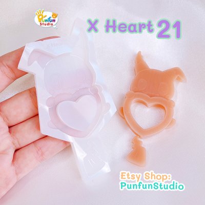 X Heart 21 Mimik / Pokemold / Silicone Mold / Shaker Mold