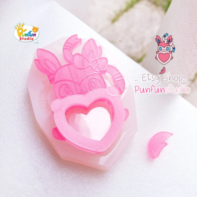 Sylve x Heart Shaker Mold / Pokemold / Silicone Mold