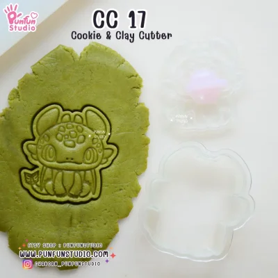 CC 17 Toothless Cookie & Clay Cutter / Cookie Cutter / Polymer Cutter / Fondant Cutter / Play-Doh Cutter
